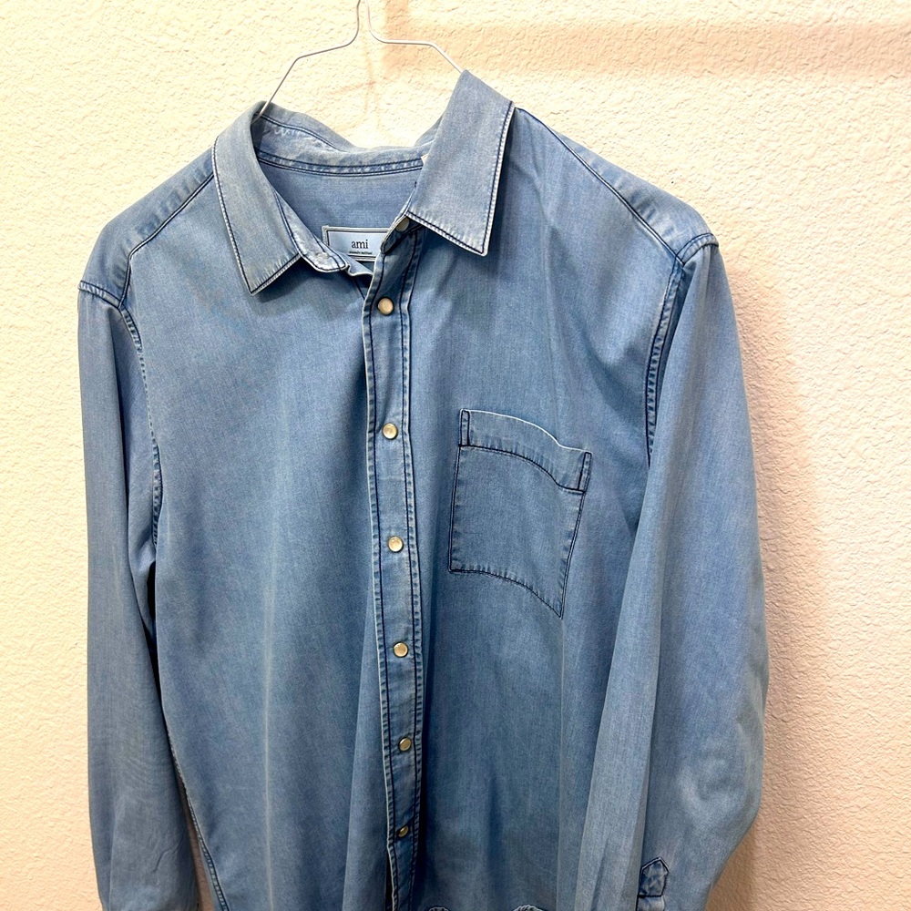 Ami Denim Shirt Size XL
